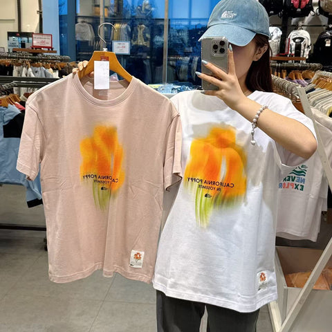 韓國 The North Face Flower Spray T-shirt【NF133】