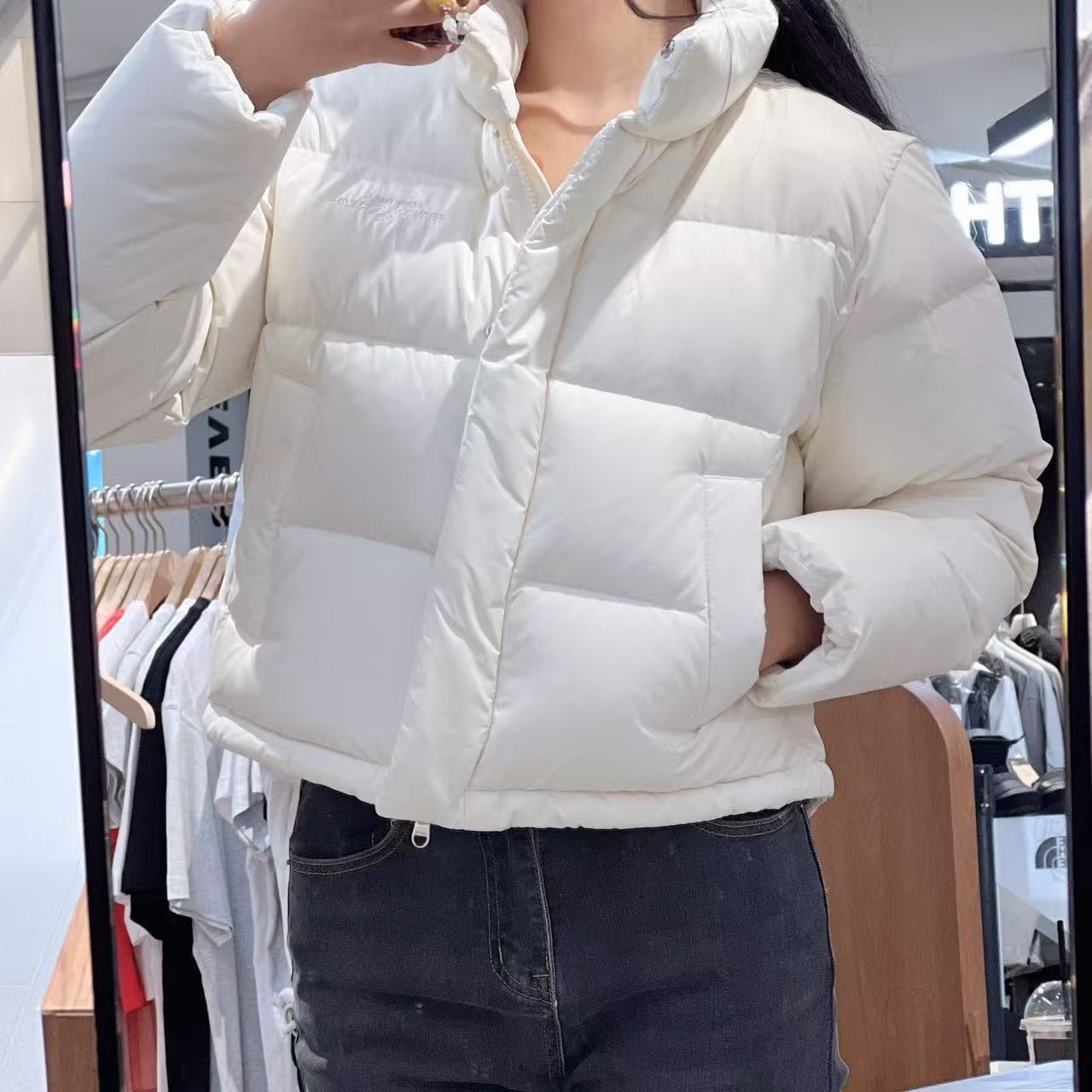 韓國 Marithe Francois Girbaud W Basic Crop Down Jacket (鴨絨)【MF759】