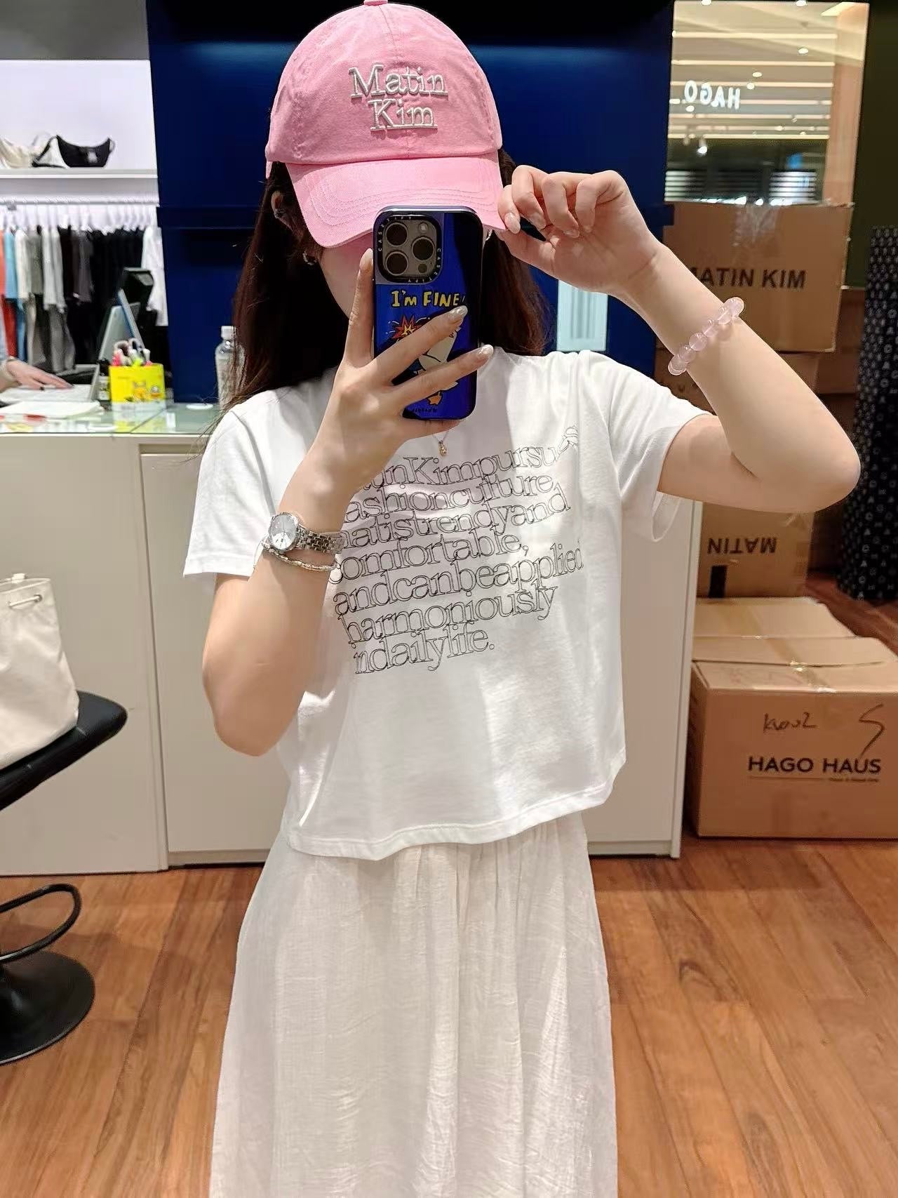 韓國 MK Crop T-Shirt【MK003】