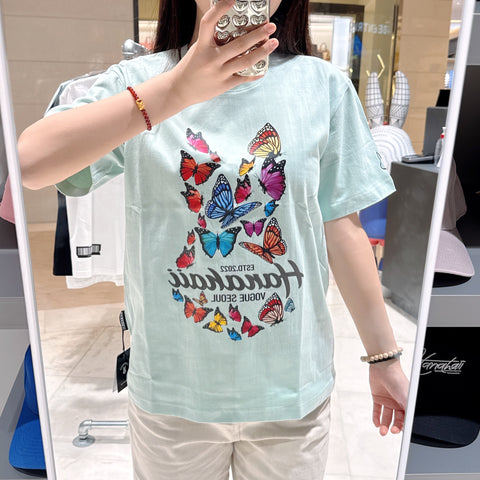 韓國 HANAHAII 蝴蝶圖案 T-shirt【HA024】 - Image