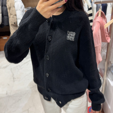 韓國 Wacky Willy Typhoon Wappen Fleece Cardigan【WW007】 - Image