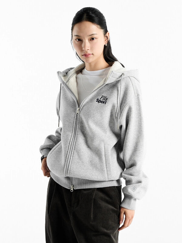 韓國 Fila Sherpa Hooded Zip-Up【SC026】