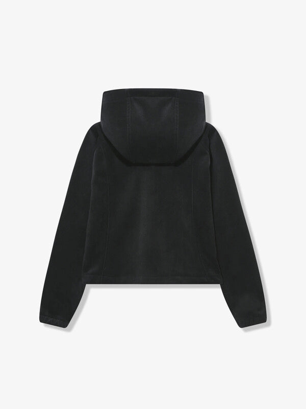 韓國 Fila Velour Corduroy Fleece Hooded Zip-Up【SC038】