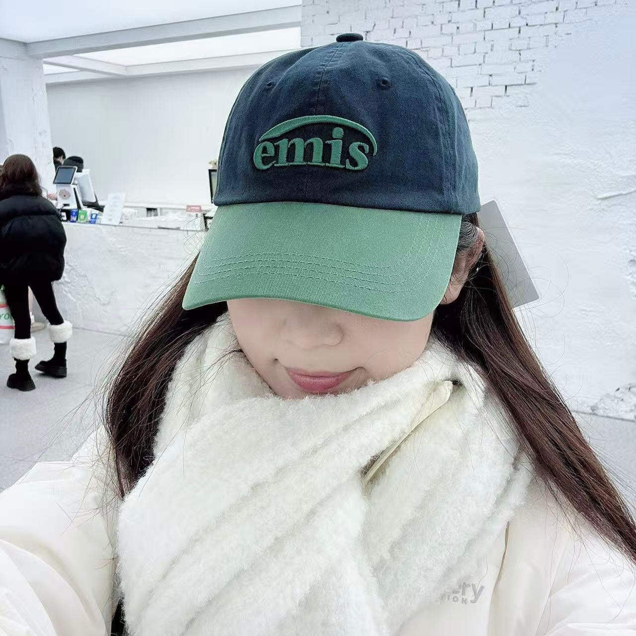 韓國 EMIS Washed Two tone Ball Cap【ES102】