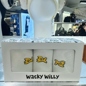 韓國 Wacky Willy Kiki Socks 3 Pack【WW163】
