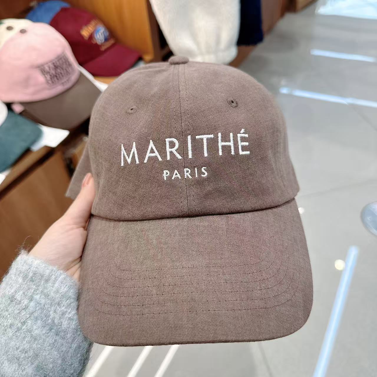 韓國 Marithe Francois Girbaud Regular Logo Covered Cap【MF652】