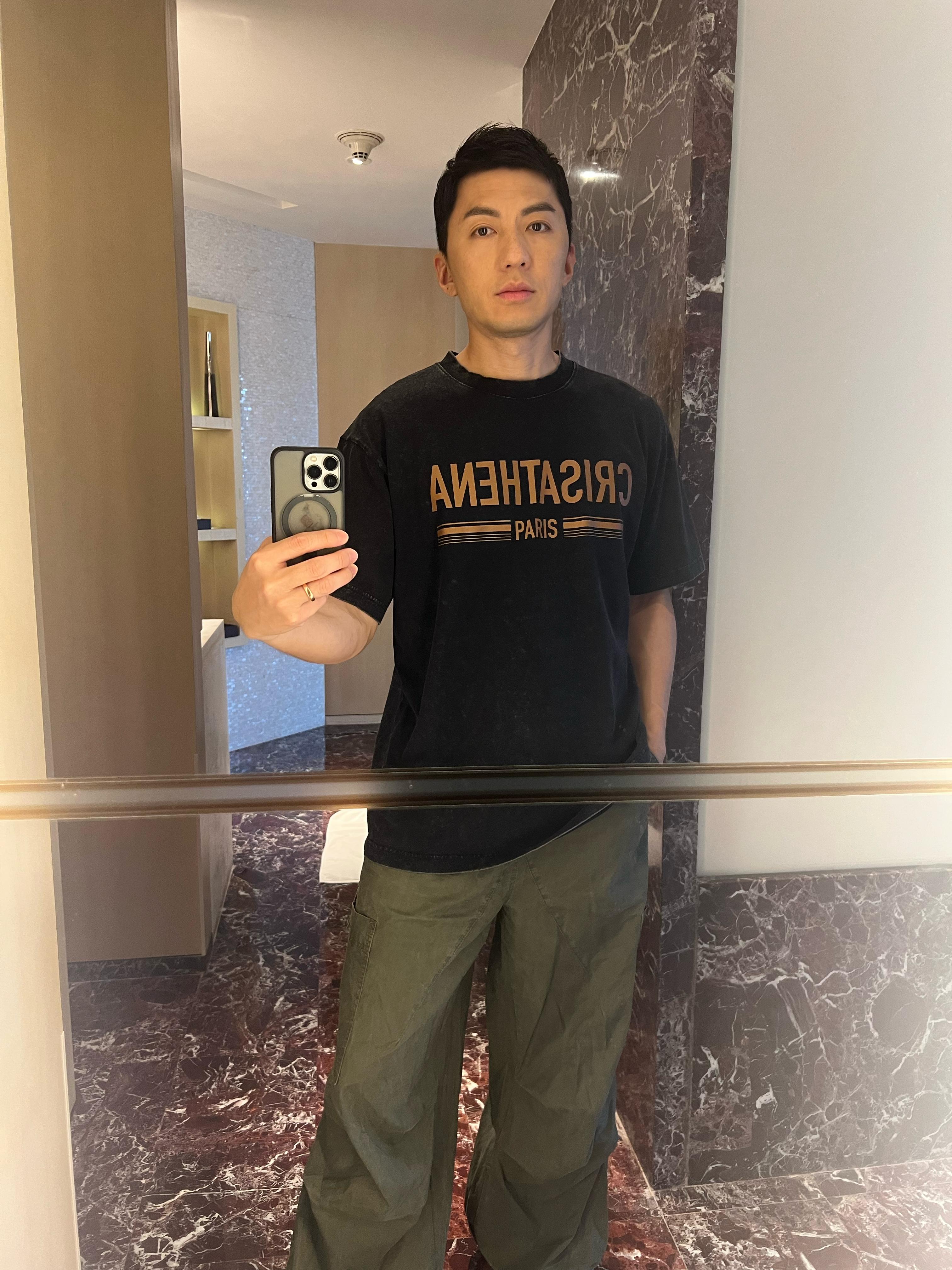 Crisathena Paris Stone Washed T-shirt【SS027】