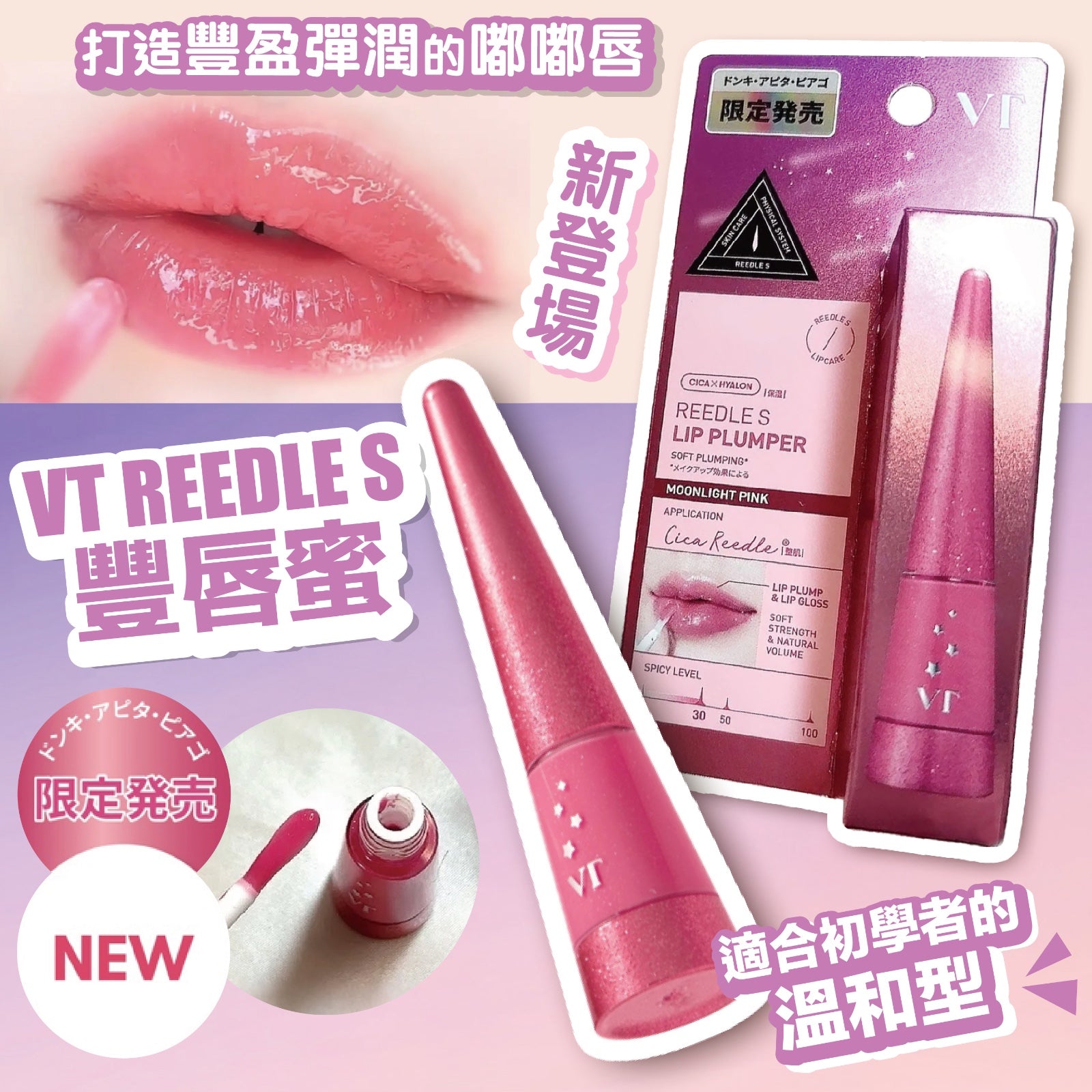 日本直送 VT REEDLE S 豐唇蜜 【SM529】