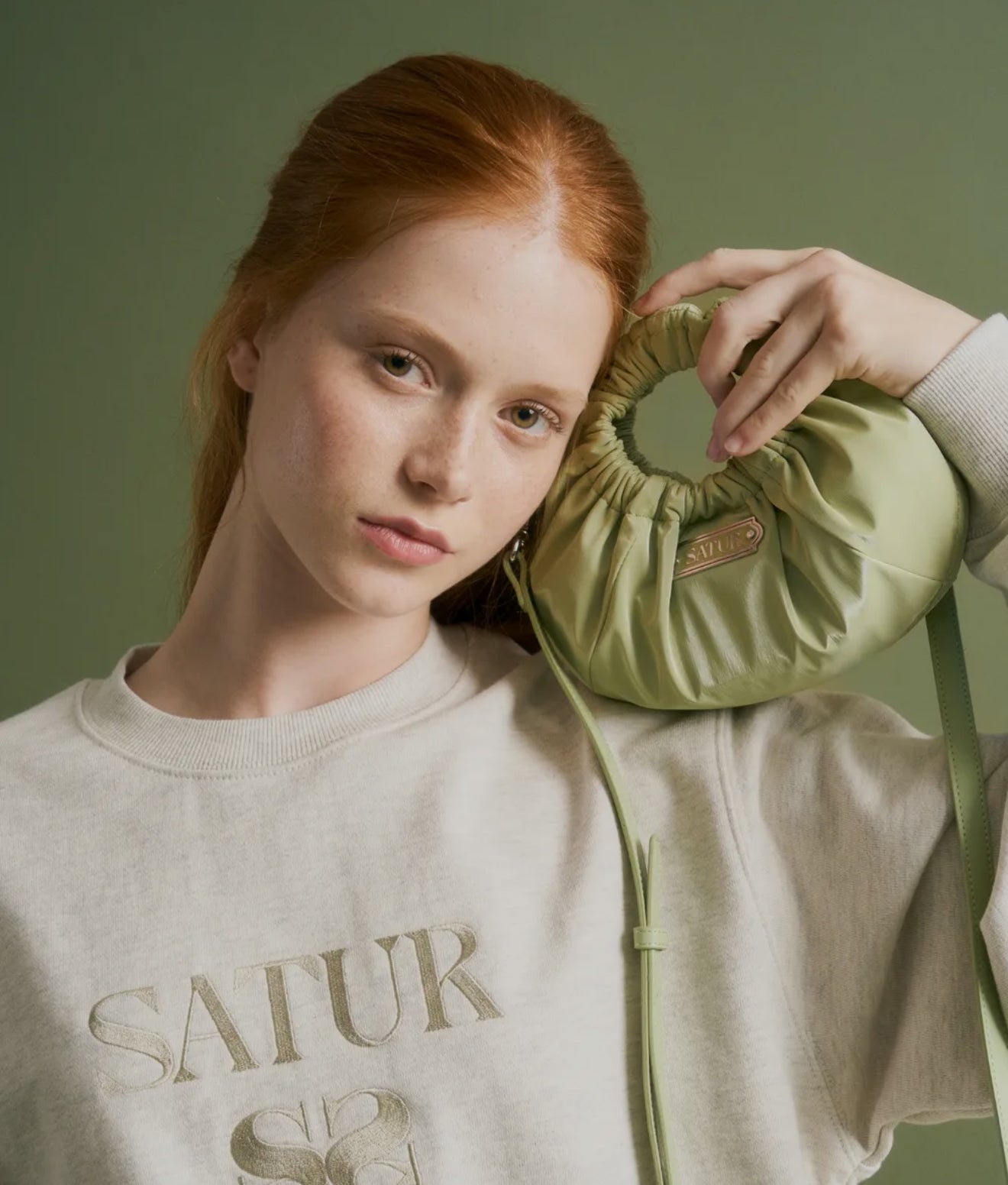 韓國 Satur Scrunchie Mini Tote & Cross Bag【SR034】