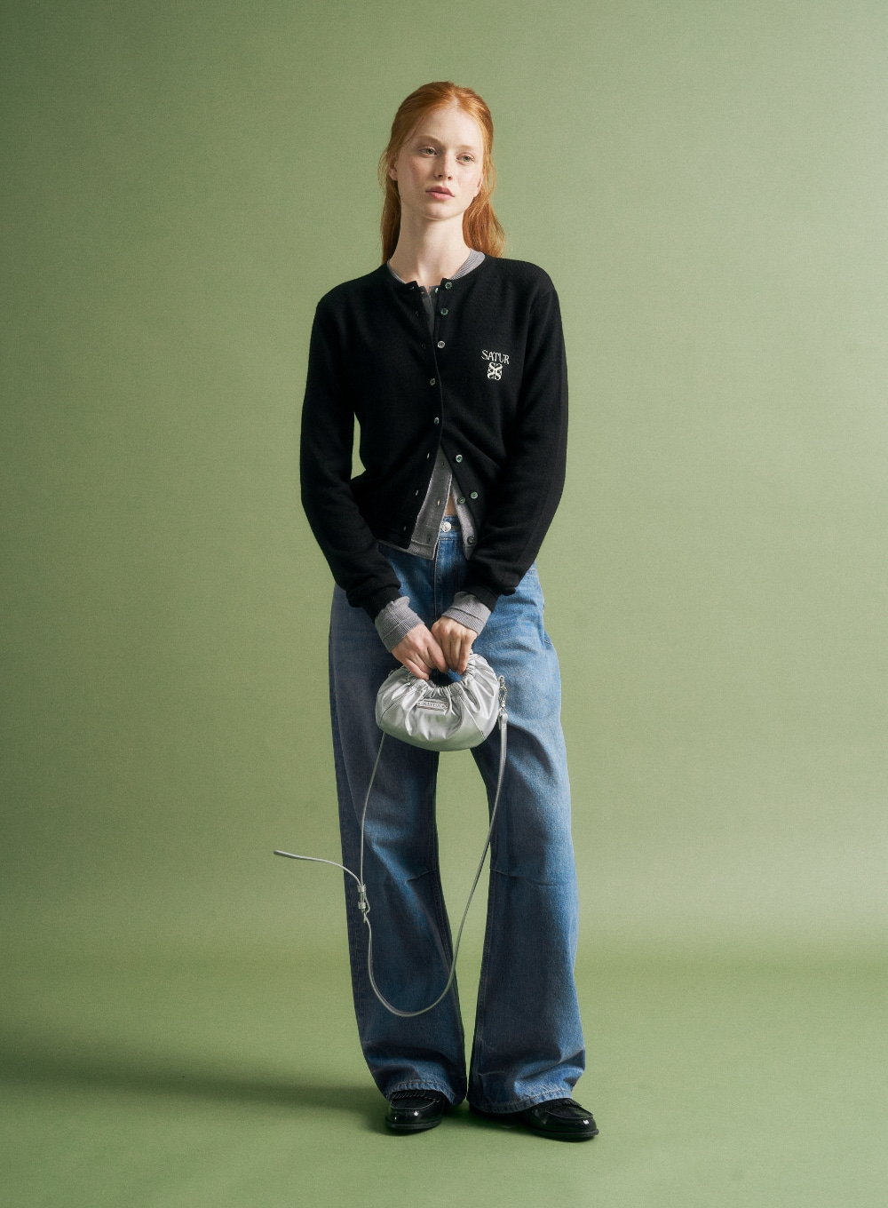 韓國 Satur Scrunchie Mini Tote & Cross Bag【SR034】