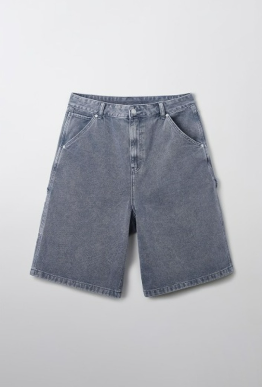 韓國 SPAO Denim Carpenter Bermuda Shorts【SP155】