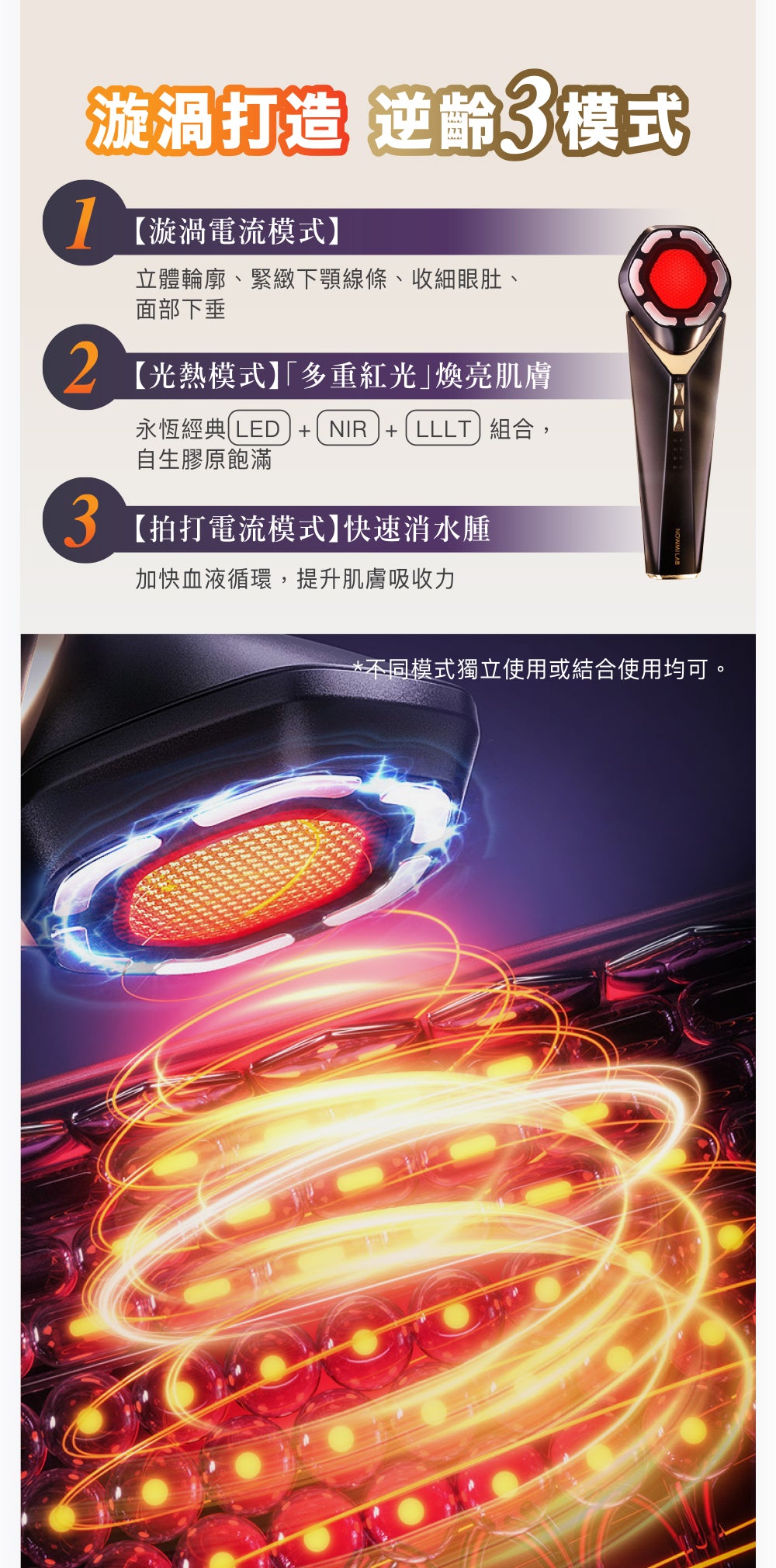 NowMi Lab STORM 漩渦三相塑顏棒【SM289】