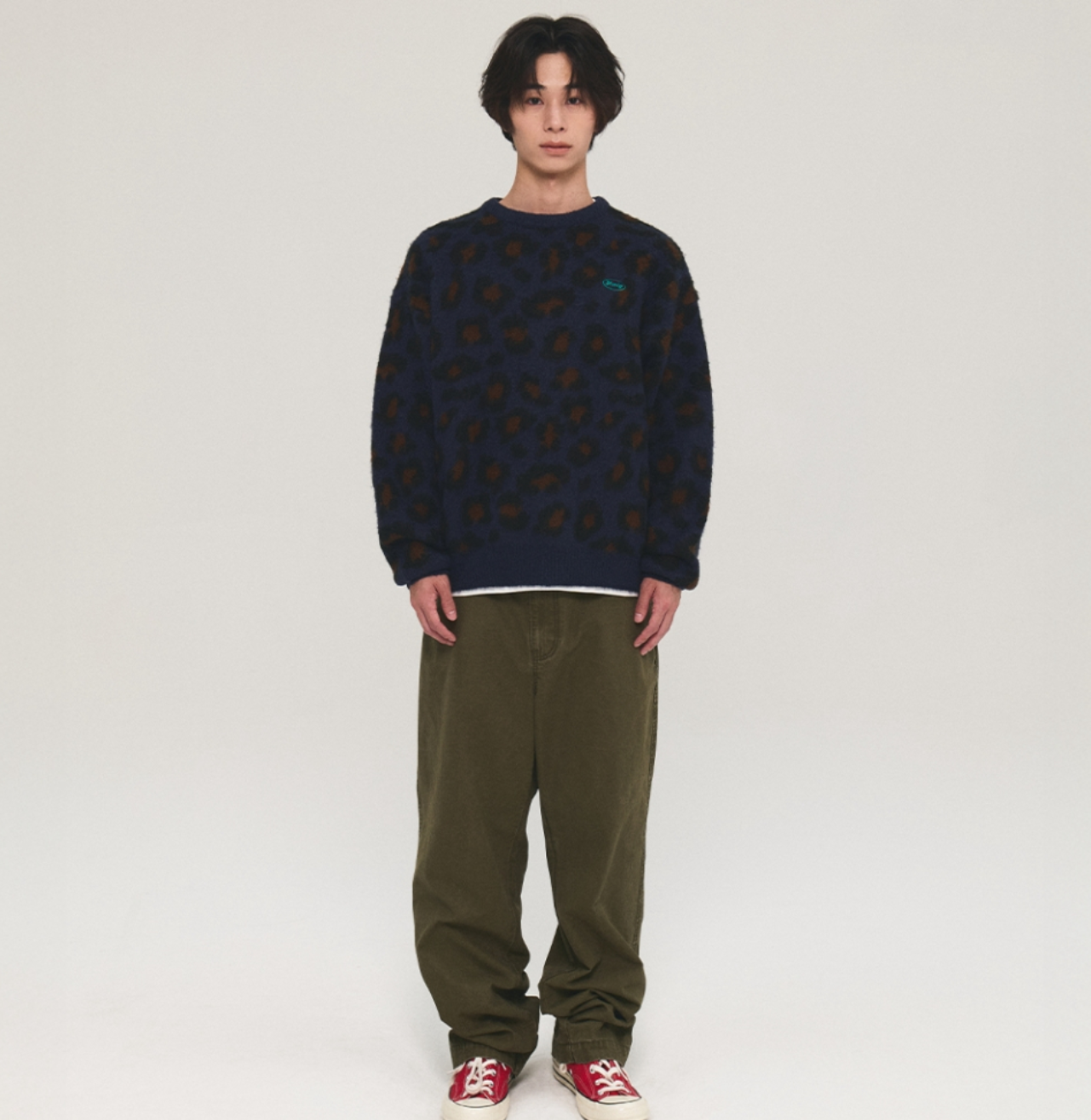 韓國 Mmlg LEOPARD PATTERN KNIT【ML081】