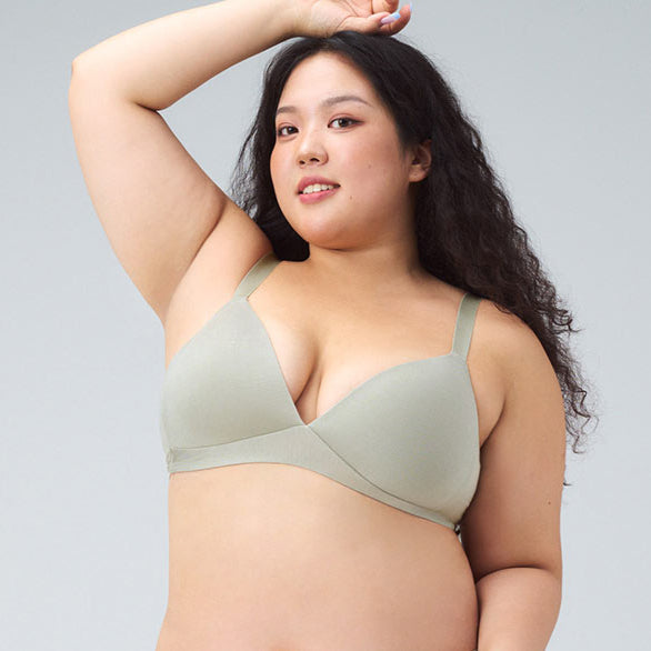 Comfort Lab Plus Size Modal Basic Bralette【LL024】
