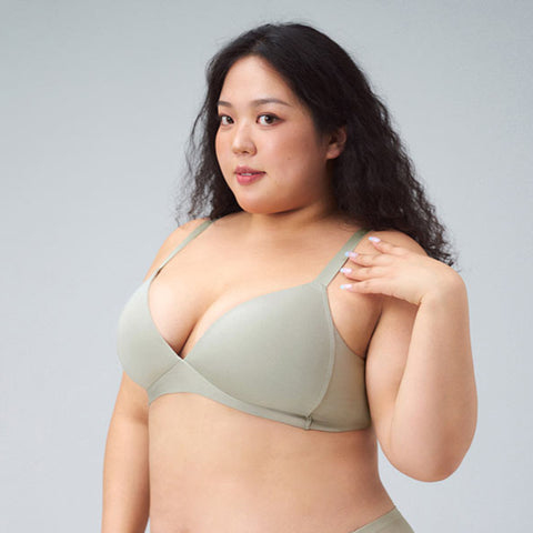 Comfort Lab Plus Size Modal Basic Bralette【LL024】