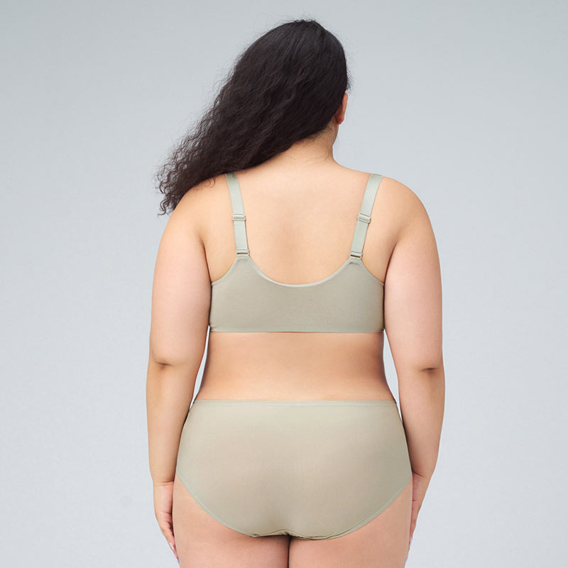 Comfort Lab Plus Size Modal Basic Bralette【LL024】