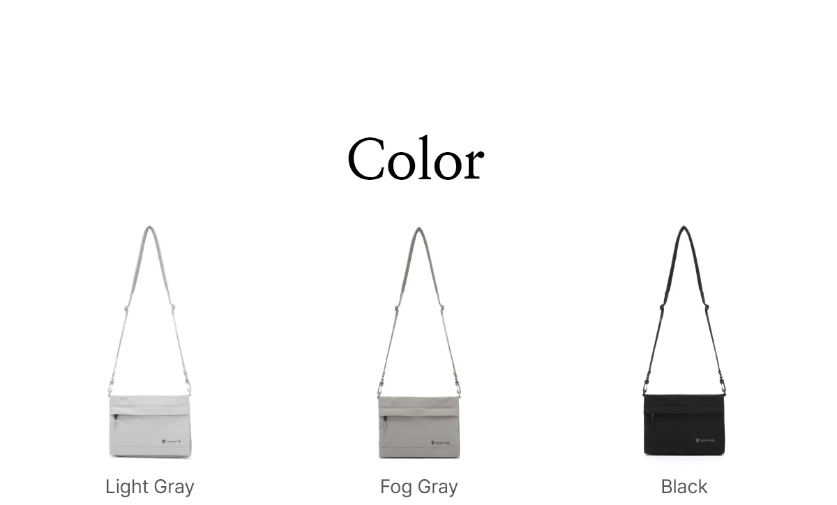 韓國 Snowpeak Camp Pocket Crossbody Bag【SN011】