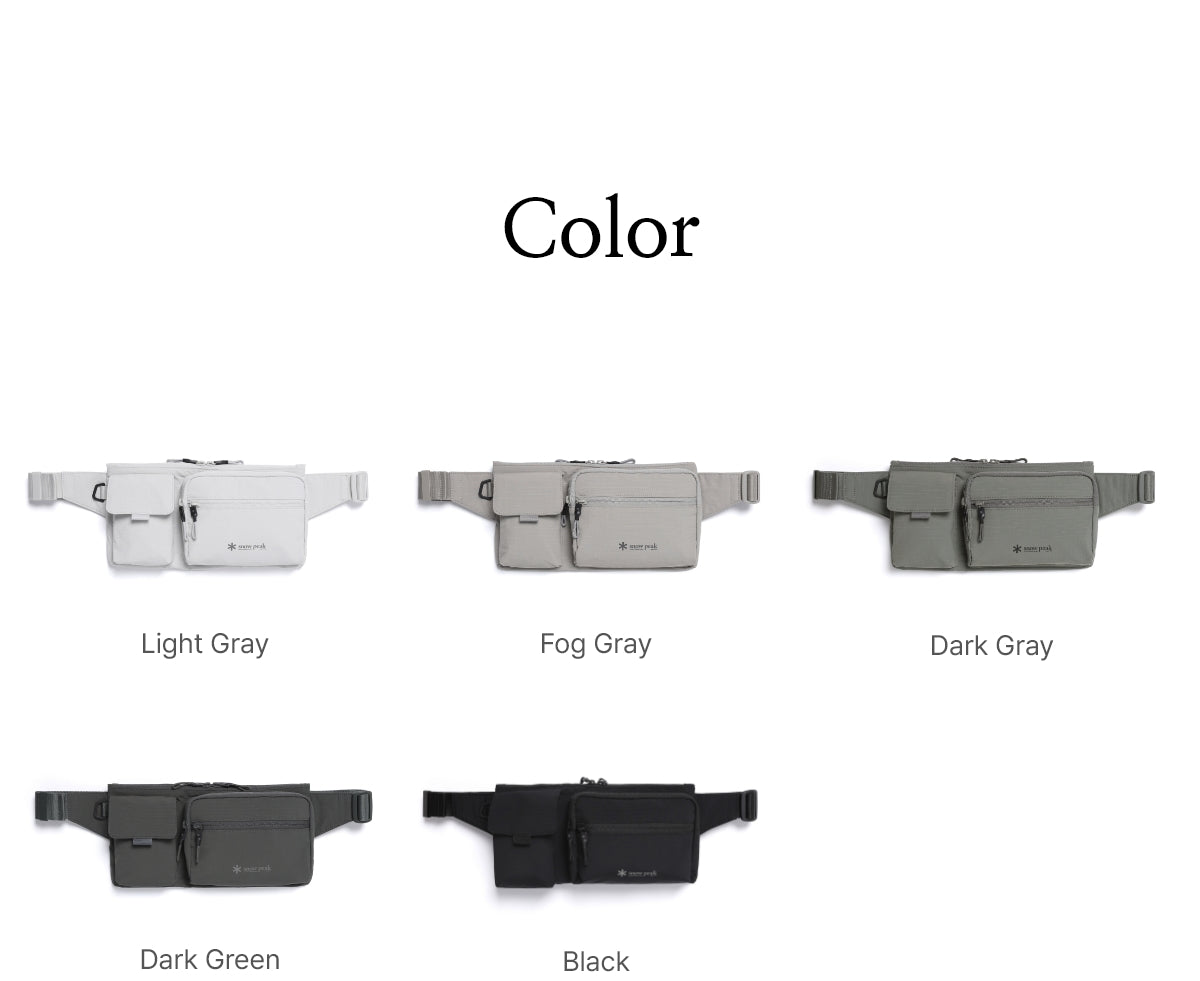 韓國 Snowpeak Dual Tech Hip Sack【SN013】