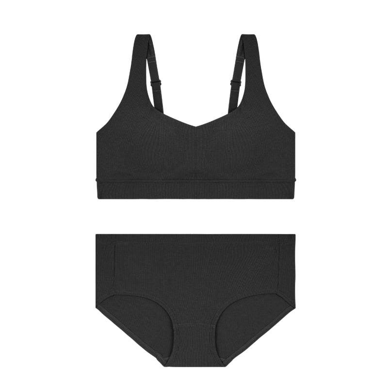 Comfort Lab Big Size Ribbed Soft Bra Top【LL028】