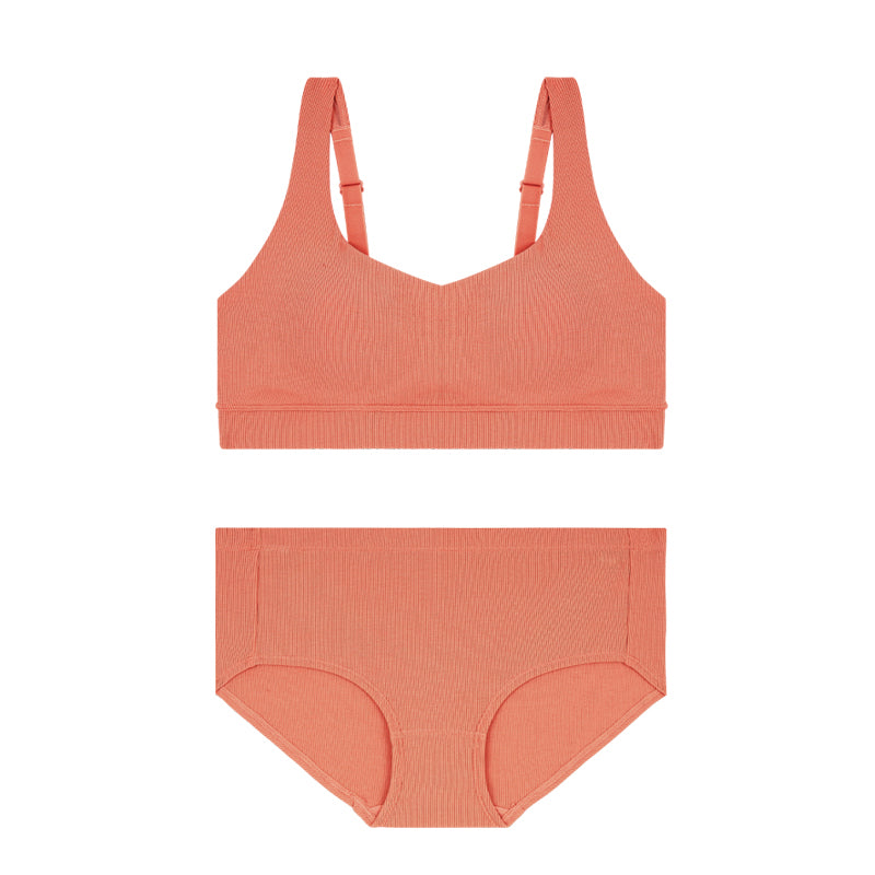Comfort Lab Big Size Ribbed Soft Bra Top【LL028】
