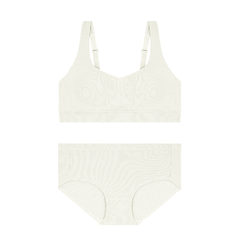 Comfort Lab Big Size Ribbed Soft Bra Top【LL028】
