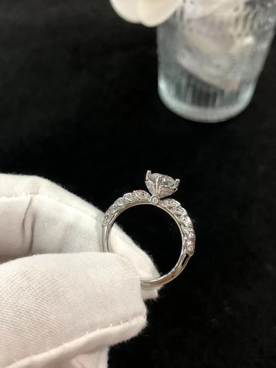 莫桑石 婚語戒指【SM1120】