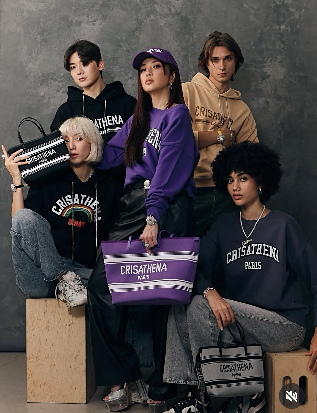 Crisathena Légèreté Large Tote Bag【SM164】