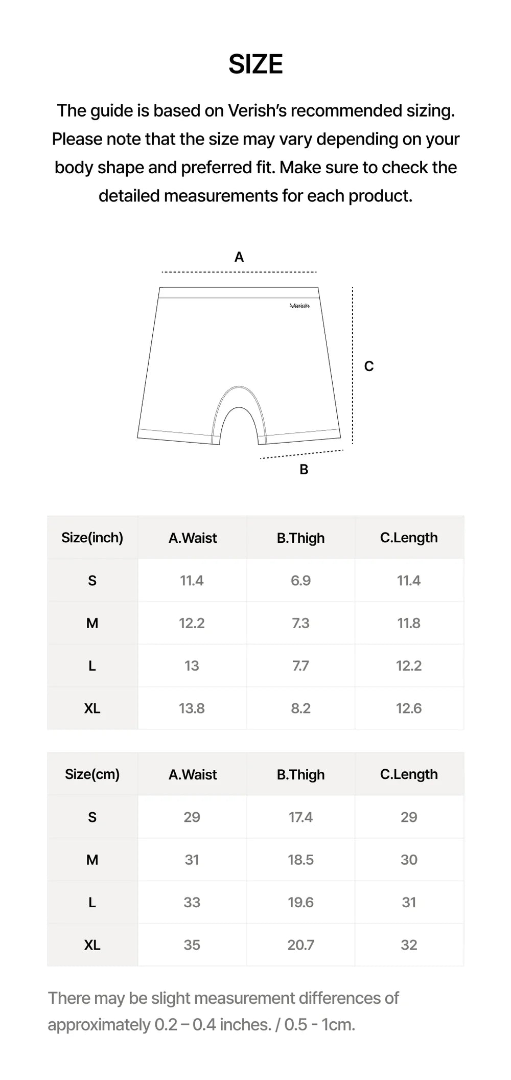 韓國 Verish All Day Drawers【SE342】