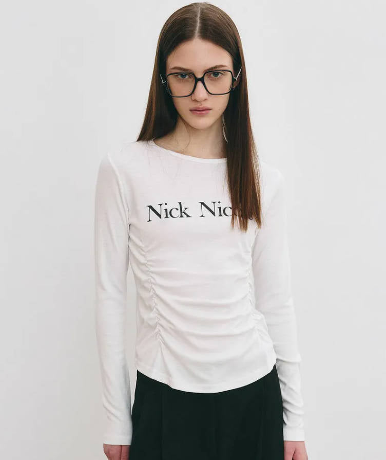 韓國 Nick Nicole PINTUCK SHIRRING TOP【NN120】