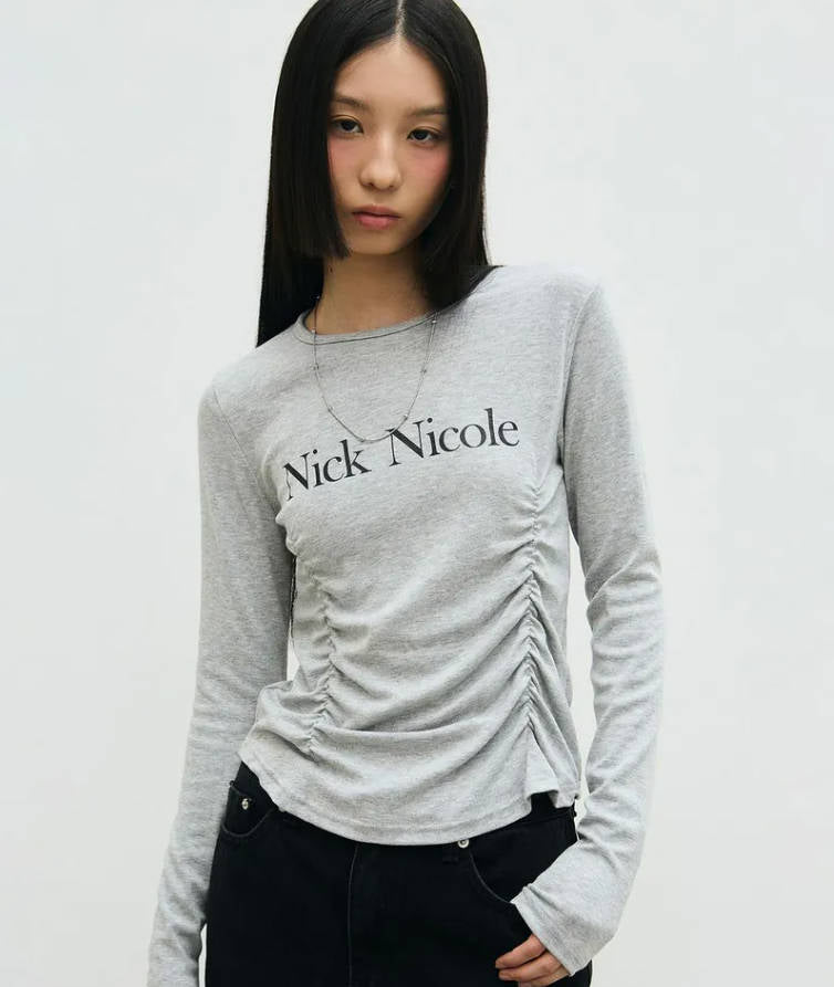 韓國 Nick Nicole PINTUCK SHIRRING TOP【NN120】