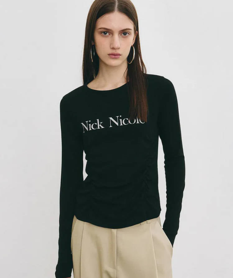 韓國 Nick Nicole PINTUCK SHIRRING TOP【NN120】