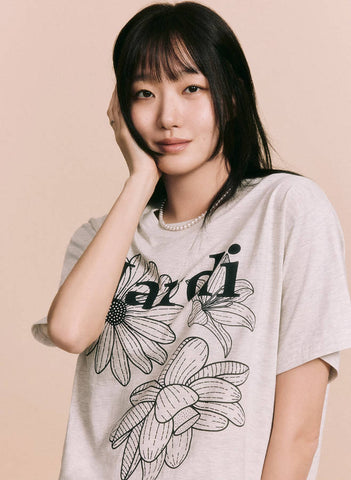 韓國 Mardi Mercredi TSHIRT TRIPLE FLOWER【MM001】 - STT Mall HK 靚太網購
