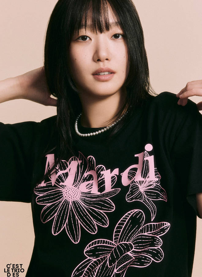 韓國 Mardi Mercredi TSHIRT TRIPLE FLOWER【MM001】 - STT Mall HK 靚太網購