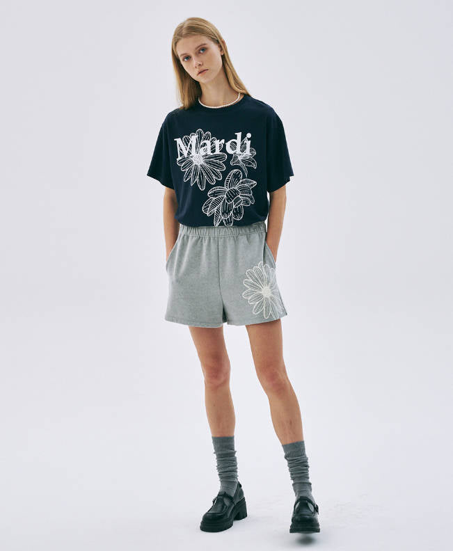 韓國 Mardi Mercredi TSHIRT TRIPLE FLOWER【MM001】 - STT Mall HK 靚太網購