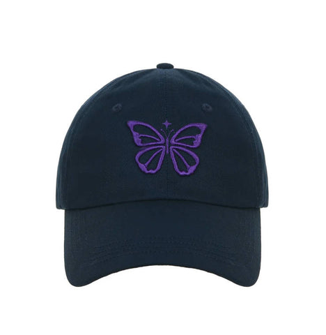 韓國 Nick Nicole VINTAGE BUTTERFLY BLINK BALL CAP【NN007】 - Image
