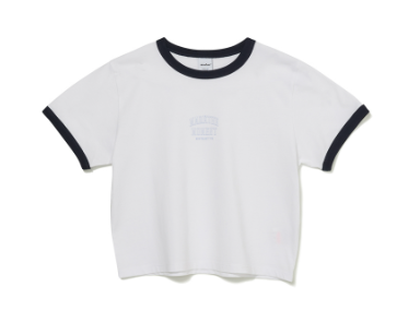 韓國 Markm SLOGAN CROP RINGER T-SHIRT【MA053】 - STT Mall HK 靚太網購