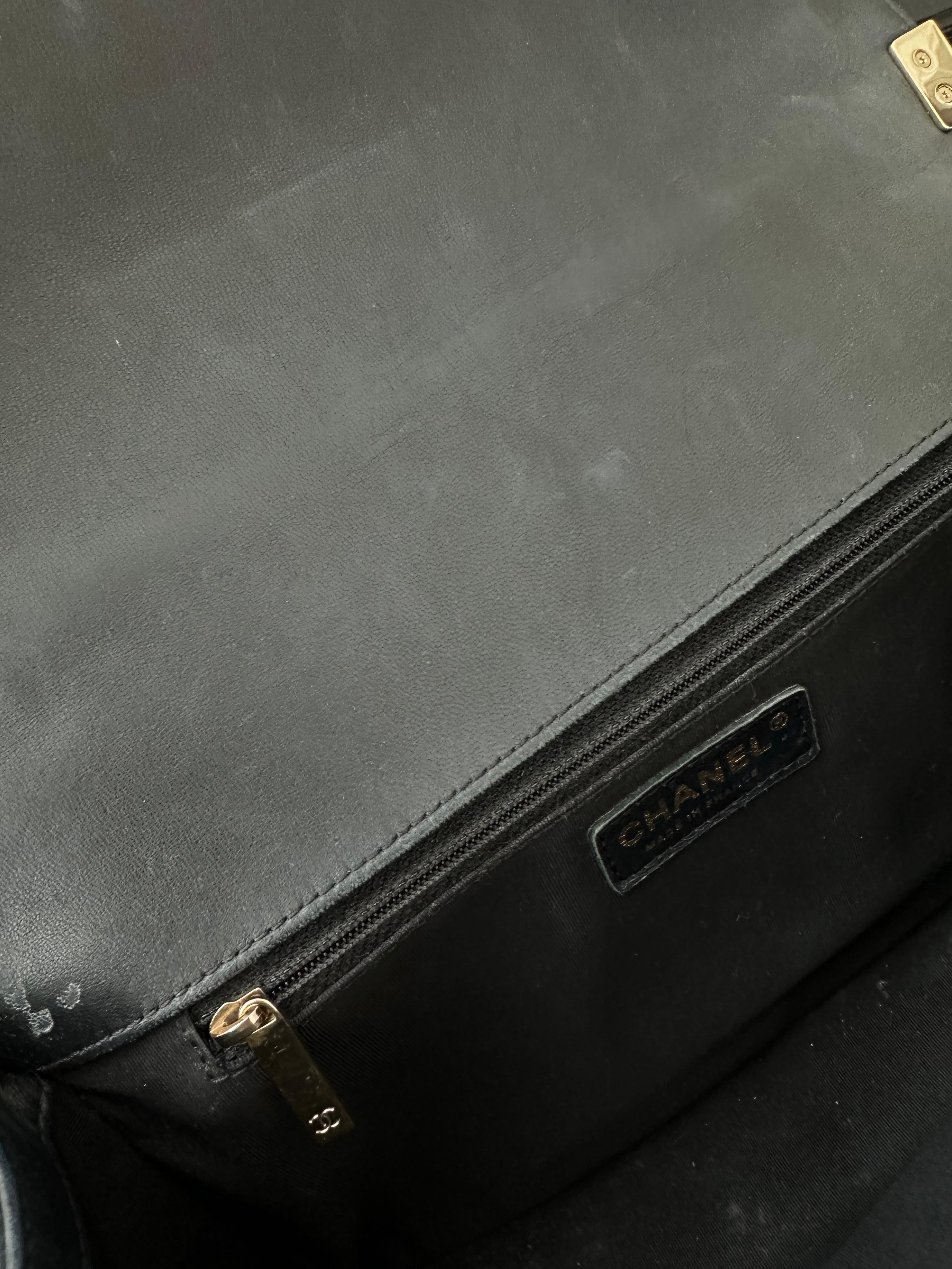 【Preloved】經典Boy Chanel 羊皮手袋 (訂金$3000,總售價為 $33,800)【ST033】