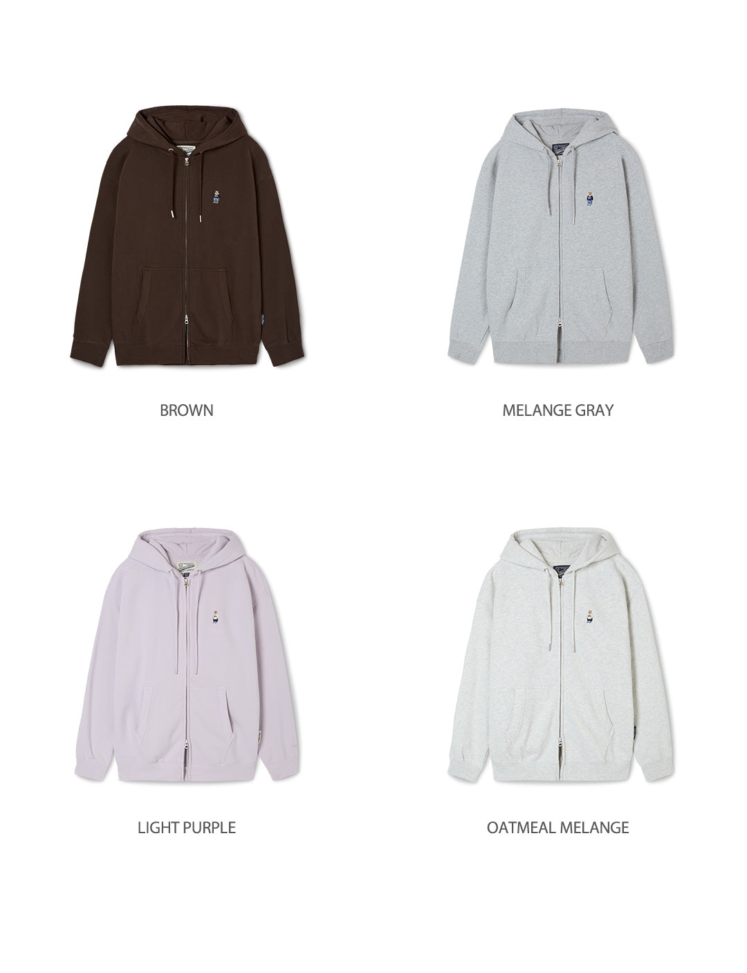 韓國 WhoAU Steve Hood Zip-up【WA030】