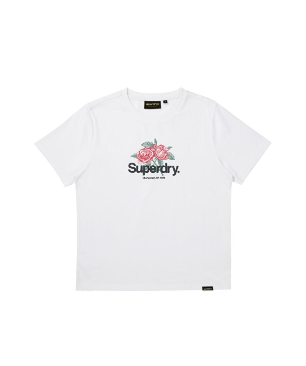 韓國 Superdry Core Rose T-Shirt【SU033】