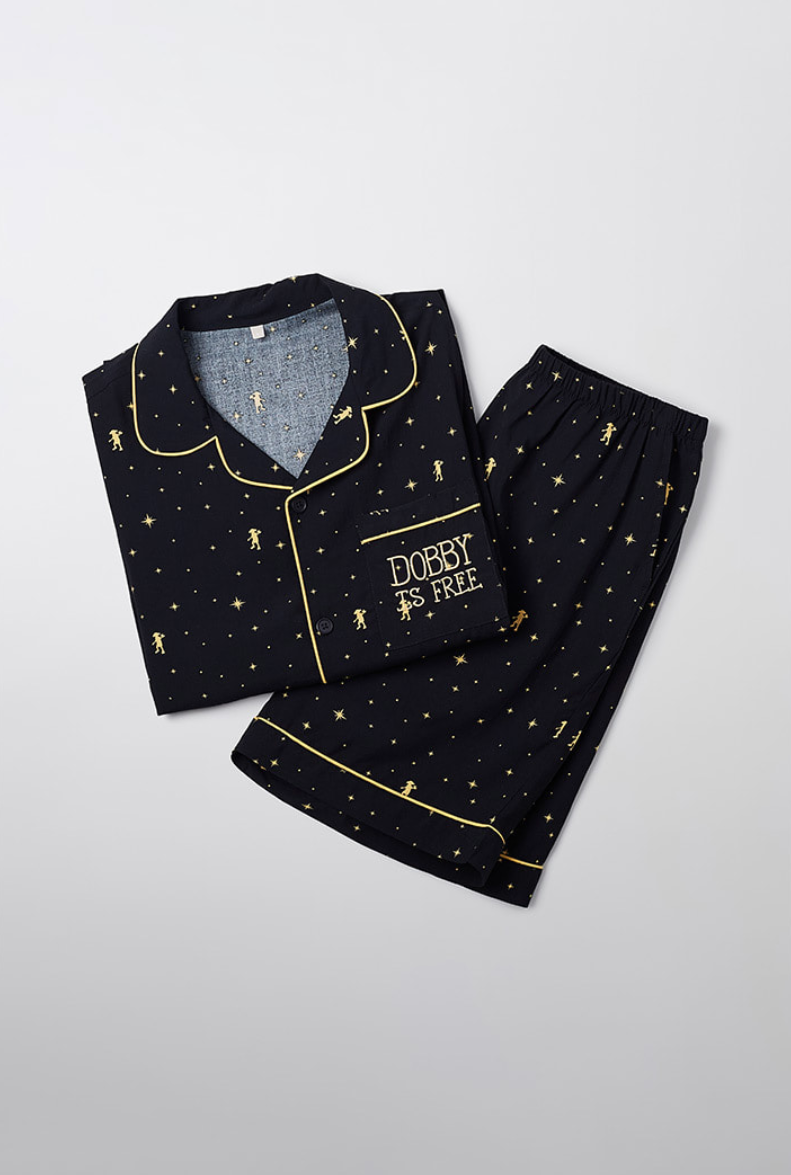 韓國 SPAO Hogwarts Magic Pass Short Sleeve Pajamas【SP172】