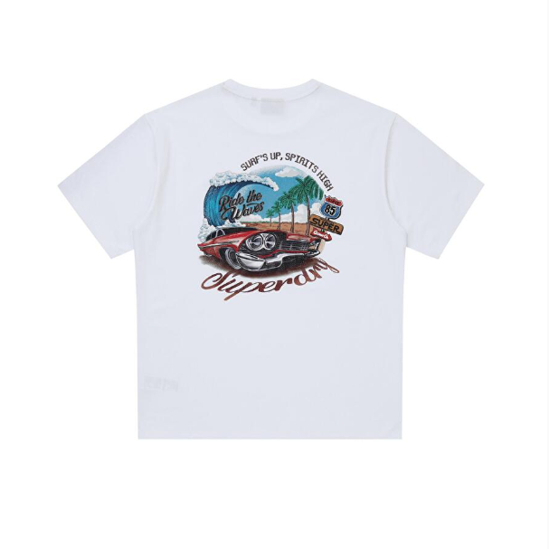韓國 Superdry Beach Car T-Shirt【SU119】