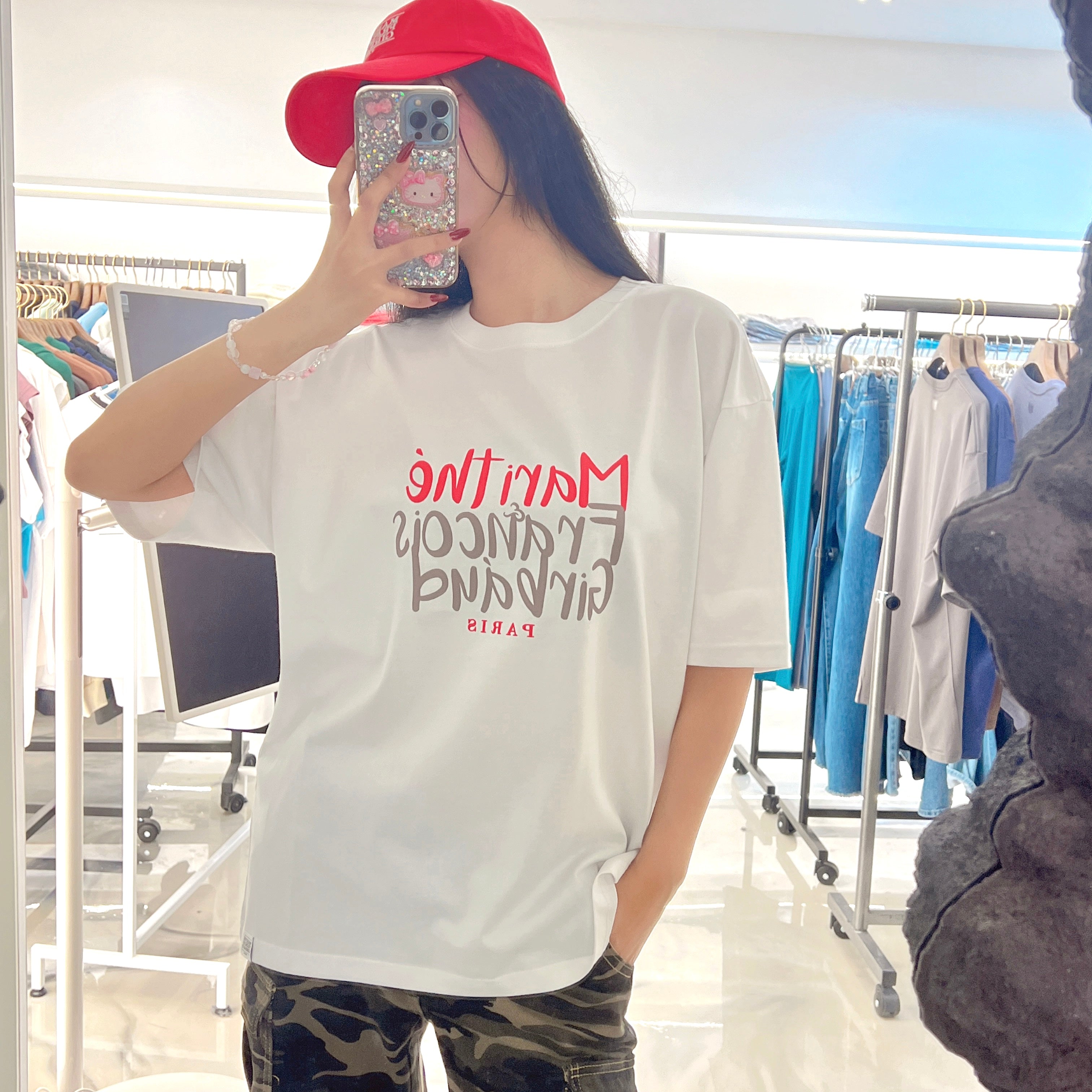 韓國 Marithe Francois Girbaud UNISEX T-SHIRTS (獨家款)【MF557】
