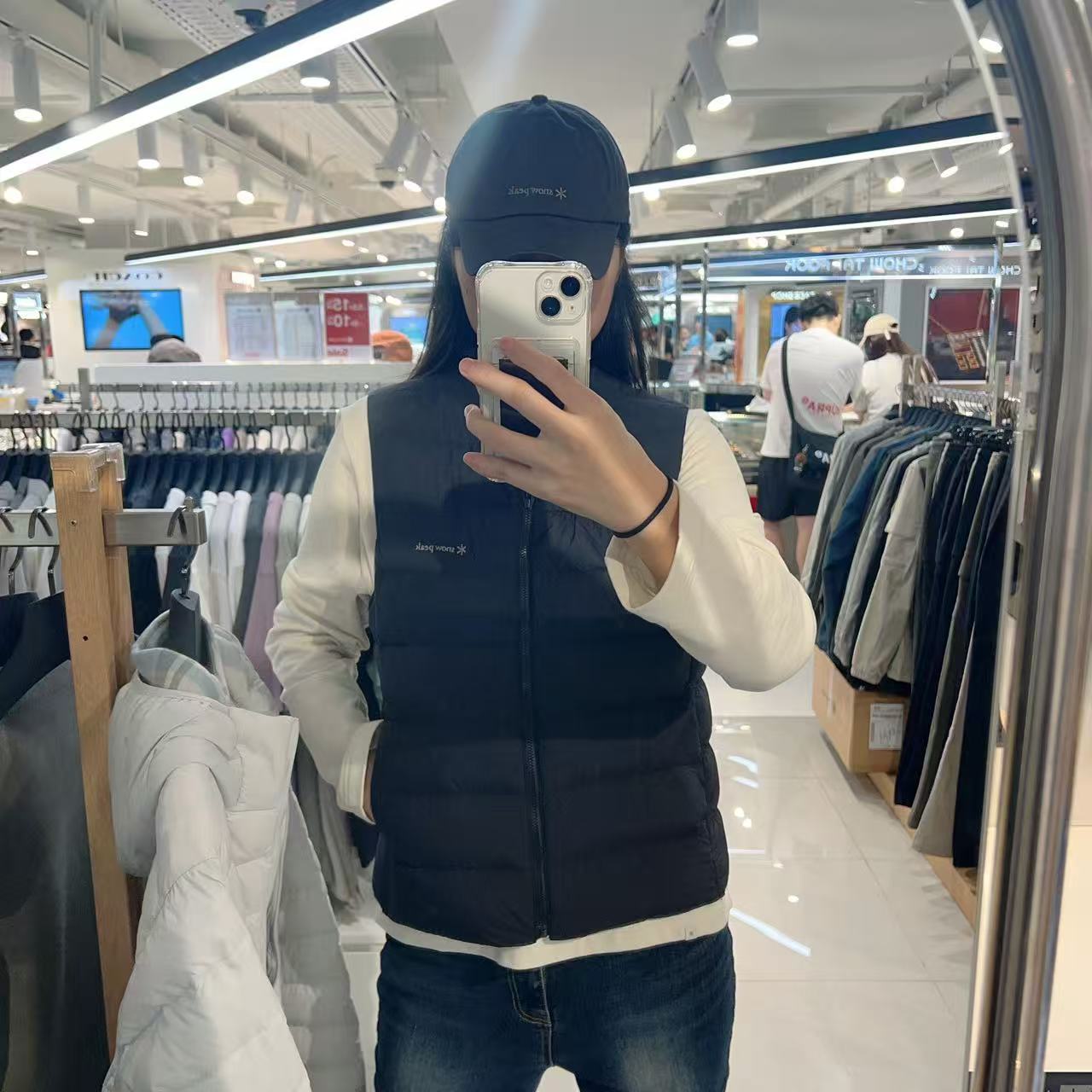 韓國 Snowpeak Airy Women's Round Neck Lightweight Down Vest【SN039】