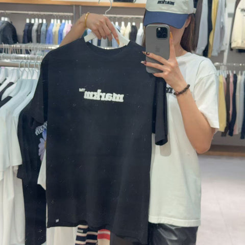 韓國 Markm MARKM BASIC BIG LOGO T SHIRT【MA114】