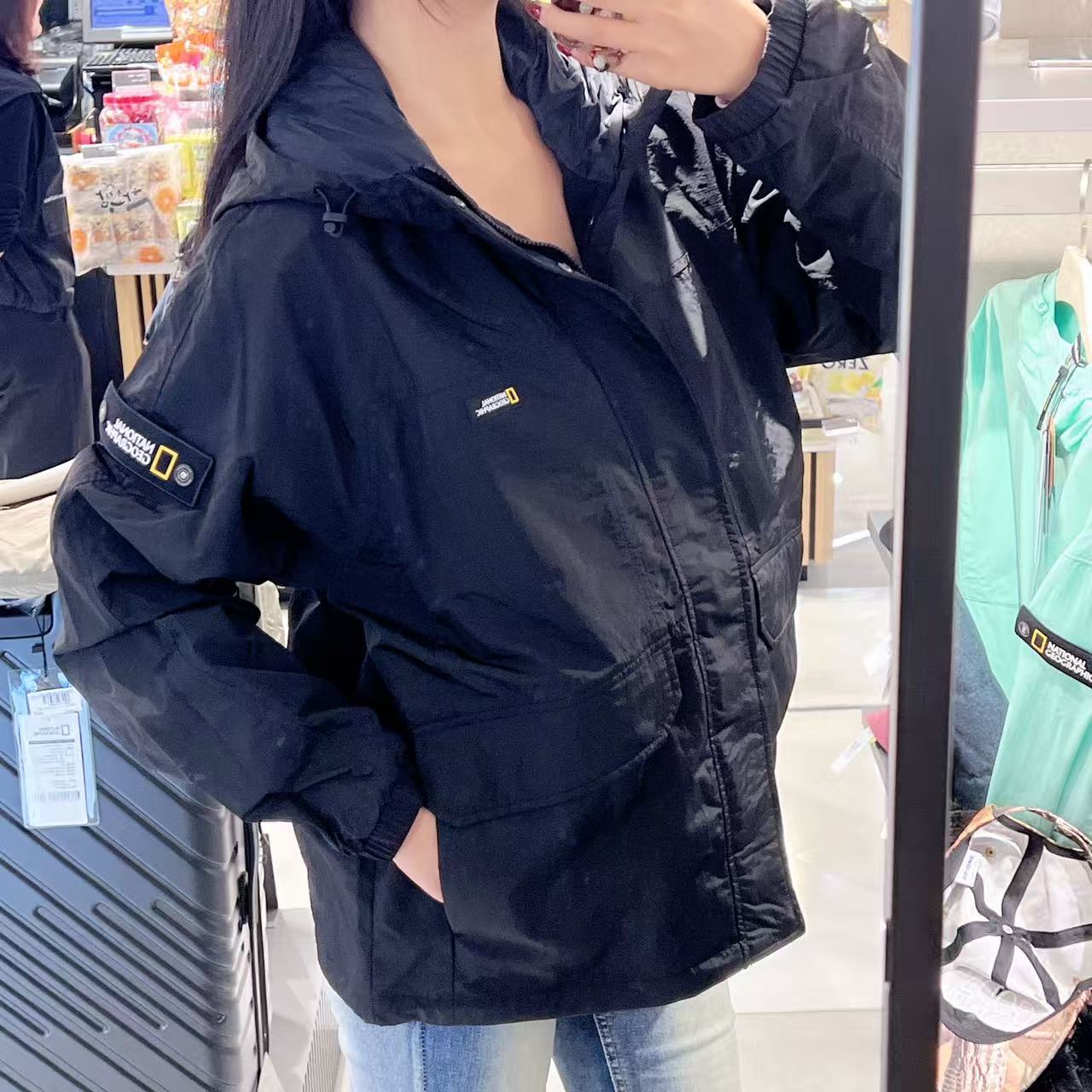 韓國 National Geographic Structured Hooded Jumper【NG134】