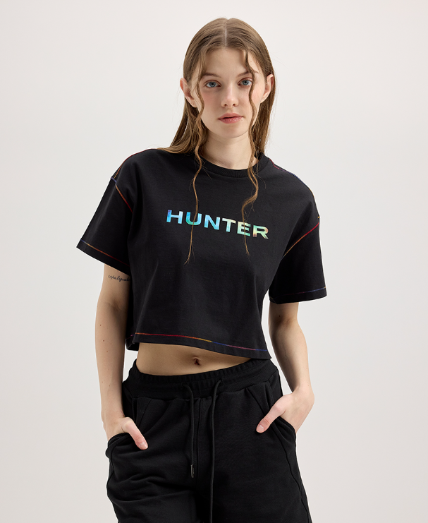 韓國 Hunter WOMEN Stitch Point T-Shirt【HR007】