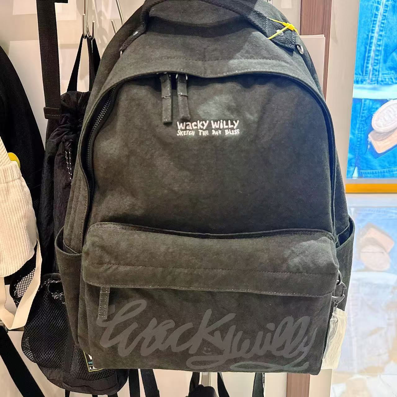 韓國 Wacky Willy Crack Washing Daily Backpack【WW054】