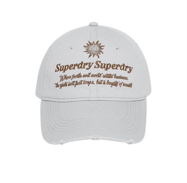 韓國 Superdry Vintage Embroidered Ball Cap【SU093】