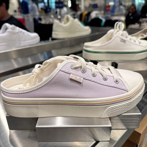 韓國 FILA Unisex Scanline Light Mule Shoes【FA335】