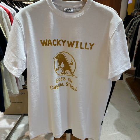 韓國 Wacky Willy Goes On Casual stroll T-shirt【WW201】